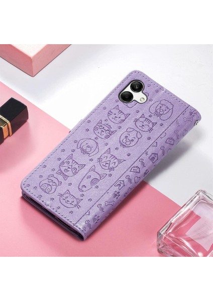 Samsung Galaxy A04 Darbeye Kapak Kapak Için Kılıf Kısa Kayış Karikatür (Yurt Dışından) indirimleri