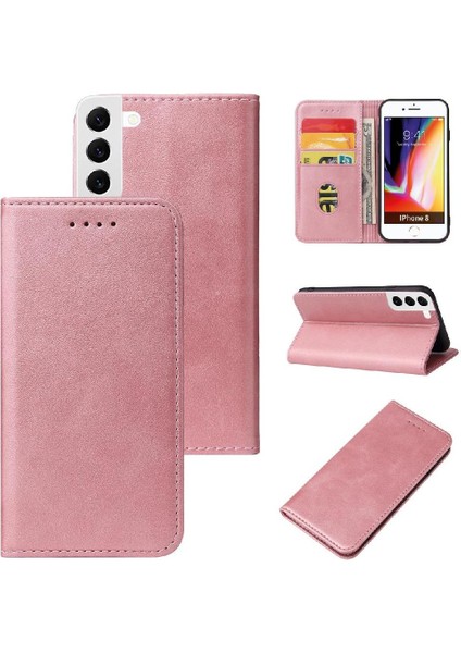 Samsung Galaxy S24 Artı Tam Koruma Deri Folio Flip Case (Yurt Dışından)