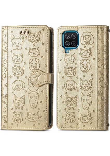 Samsung Galaxy A22 4g Darbeye Karikatür Hayvanlar Için Kılıf Kapak Çevirin (Yurt Dışından)