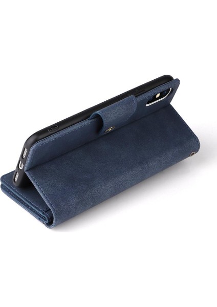 Iphone X/xs Kart Tutucu Fermuar Cüzdan Kapak El Kayışı ile (Yurt Dışından) fiyatları