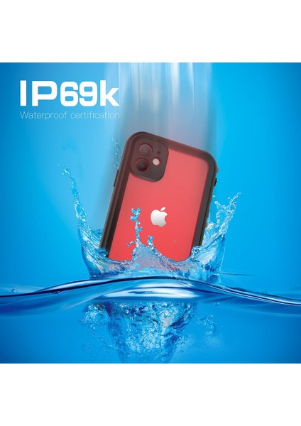 Iphone 11 Için Kılıf 12FT Askeri Darbeye Dayanıklı IP68 Su Geçirmez Tam Ekran (Yurt Dışından) indirimleri
