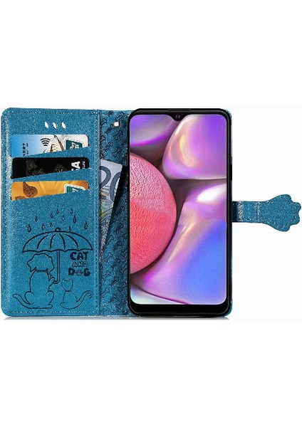 Samsung Galaxy A20S Kılıf Için Kılıf Kapak Kapak Kısa Kayış Karikatür (Yurt Dışından) modelleri