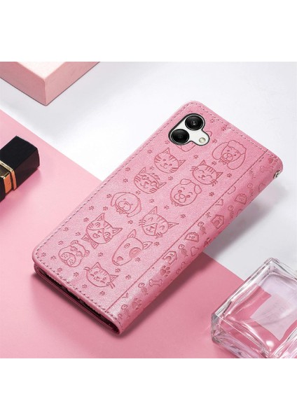 Samsung Galaxy A04 Darbeye Kapak Kapak Için Kılıf Kısa Kayış Karikatür (Yurt Dışından) indirimleri