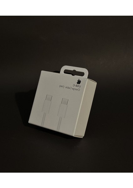 Tekno Platin Apple Iphone Macbook USB Type-C Usb-C Şarj Data Kablosu 2 Ucu Da Type-C