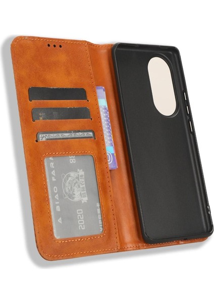 Oppo Oppo 10 5g Pu Deri Manyetik Kapatma Cüzdan Için Kılıf (Yurt Dışından)