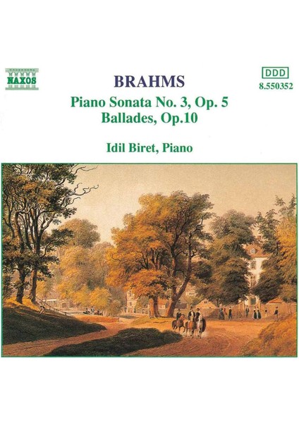 Brahms: Pıano Son. No.3, Ballades-Cd
