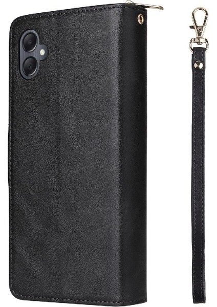 El Kayışı ile 9 Kart Yuvaları ile Samsung Galaxy A05 Cüzdan Durumda (Yurt Dışından) modelleri