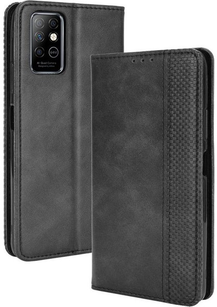 Infinix Not 8 Cüzdan Pu Deri Manyetik Kapatma Için Kılıf (Yurt Dışından)