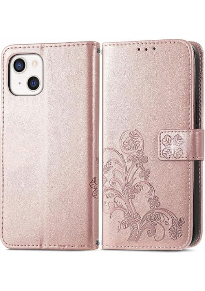 Iphone 13 Için Kılıf Mini Zarif Iş Kapak Kapak Kısa Kayış Dört (Yurt Dışından)