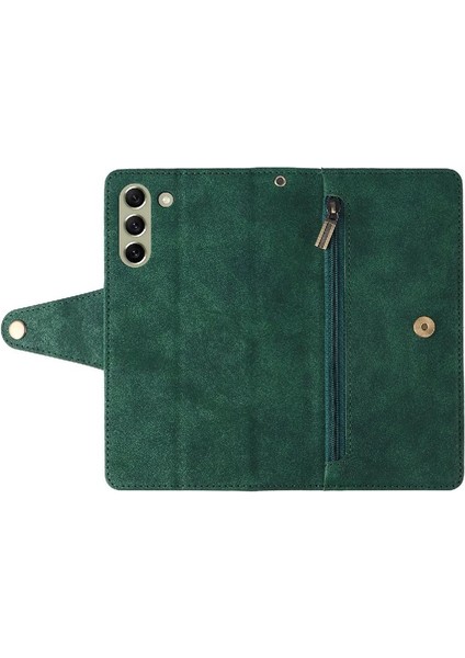 Samsung Galaxy S21 Artı Fermuar Cüzdan Kapak Için Kılıf ile El Kayışı Kartı (Yurt Dışından) indirimleri