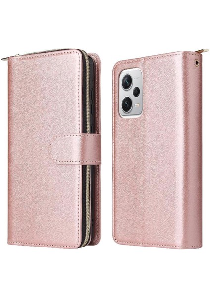 Xiaomi Redmi Not 12 Pro Artı Fermuar Cep Cüzdan Kılıf 9 (Yurt Dışından)
