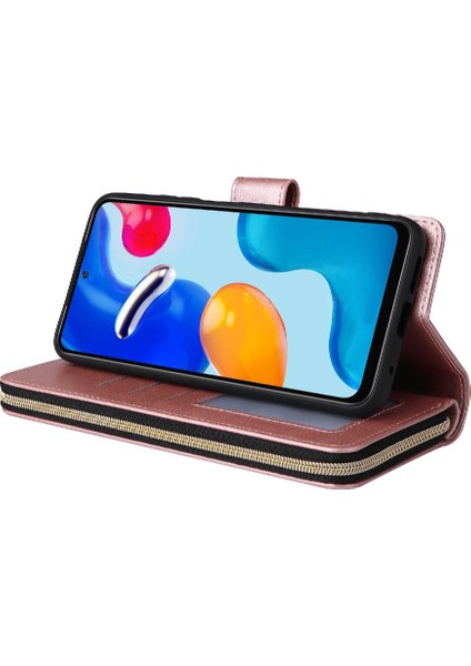Xiaomi Redmi Için Not 11 Pro Kart Tutucu Fermuarlı Cebi ile El Flip (Yurt Dışından) indirimleri