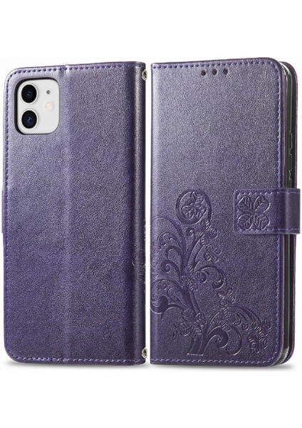 Iphone 12 Için Kılıf Mini Deri Kılıf Kapak Çevirin Zarif Iş Dört (Yurt Dışından)