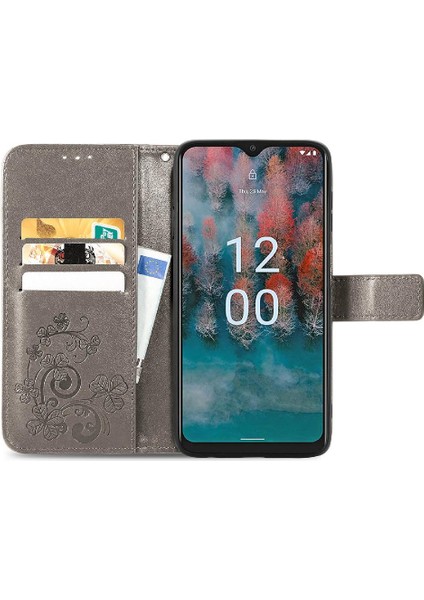 Nokia C12 Kısa Kayış Zarif Iş Çevirme Kapağı Deri Kılıf (Yurt Dışından) indirimleri