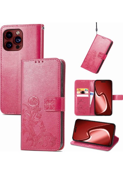 Iphone 15 Için Kılıf Pro Kısa Kayış Kapak Çevirin Zarif Iş Deri (Yurt Dışından)