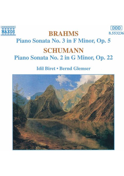 Brahms: Pıano Sonata No. 3, Schumann: Pıano Sonata-Cd