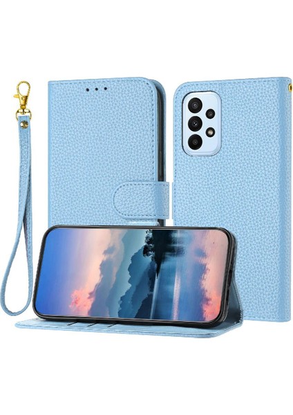 Telefon Kılıfı Için Samsung Galaxy A72 4g/5g Flip Folio Kart Yuvaları Tutucu Pu (Yurt Dışından)