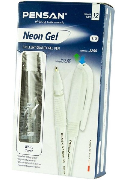 Neon Gel Kalem 12 Adet fiyatları