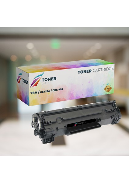 Toner Print Hp 78A-CE278A Muadil Toner M1536 M1536DNF P1606 P1606DN P1566 M1530 P1600 P1560 (2500 Sayfa)