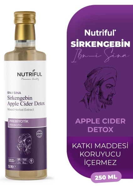 Ibn-I Sina Sirkengebin Apple Cider 250 ml