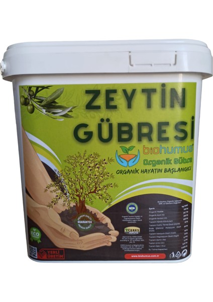 Zeytin Için, Biohumus Organik Gübre Bitki Besleyici, 5 Litre