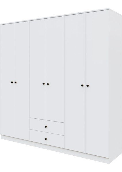 DİAMOND6KAPAKLI Dolap (%100MDF)