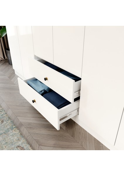 DİAMOND6KAPAKLI Dolap (%100MDF)