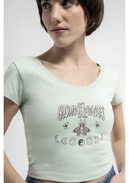 Crop Kadın Tshirt Lf2035279 Lf2035279004 fırsatları