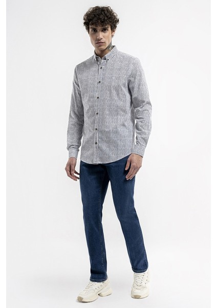 Slim Fit Erkek Gömlek LF2036430 LF2036430018 fırsatları