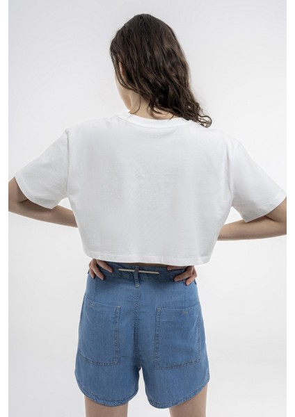 Loose Crop Kadın Tshirt Lf2035323 Lf2035323015