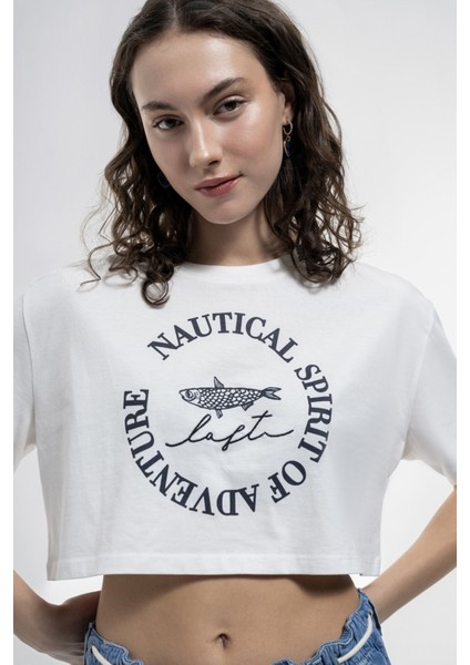 Loose Crop Kadın Tshirt Lf2035323 Lf2035323015