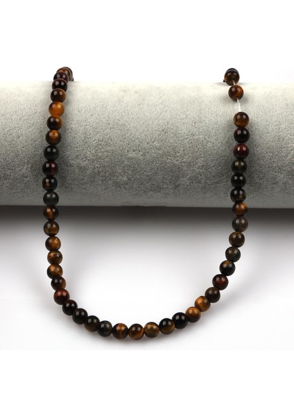 Multi Kaplan Gözü Doğal Taş Dizi 6 mm Küre Kesim fiyatları