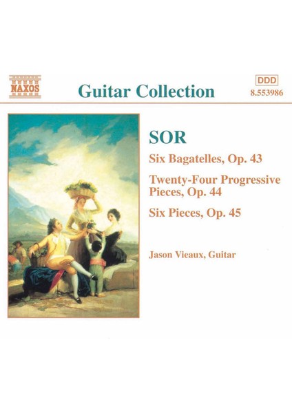 Sor: 6 Bagatelles, Op. 43, Progressıve Pıeces, Op.-Cd