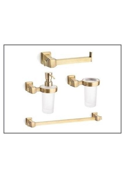 Castle Antik Sarı İkili Tuvalet Kağıtlığı modelleri