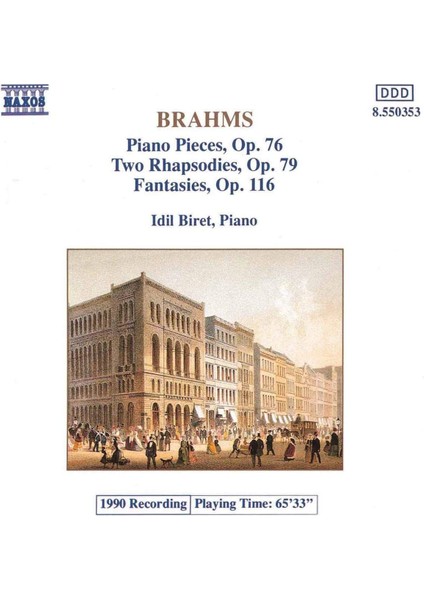 Brahms: Pıano Pıeces Op.76, 79-Cd