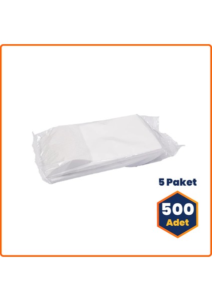 Plastik Beyaz Standart Bıçak - 500 Adet