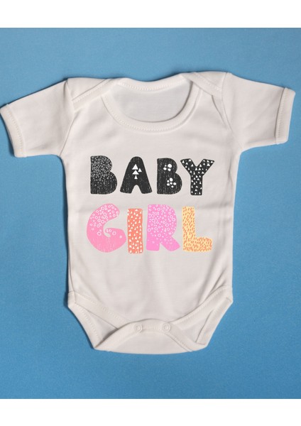 Patobaby Pamuklu Bebek Zıbını Baby Girl Yazılı