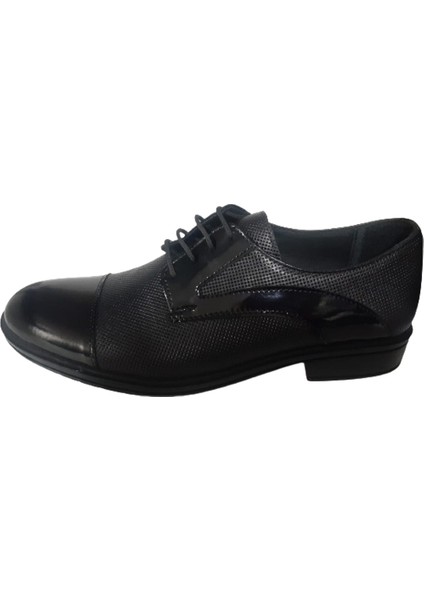 Dikyol Erkek Siyah Rugan Bağcıklı Deri Günlük Şık Ayakkabı DİKYOL2356 modelleri