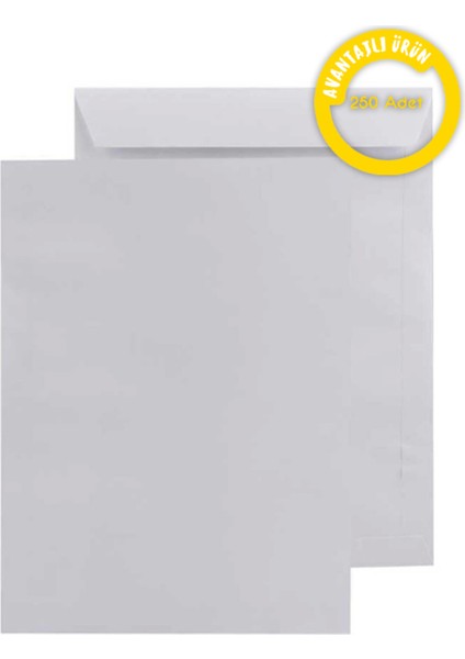 Torba Zarf 30x40 İmt.Kraft 90 gr Silikonlu 250 Adet