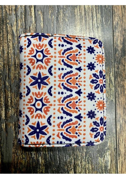 Etnik Otantik Desenli Bölmeli Kullanışlı Cüzdan