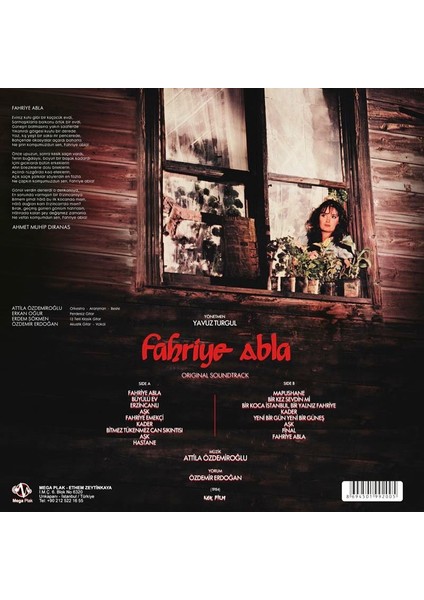 Özdemir Erdoğan - Fahriye Abla - Film Müzikleri - Plak fiyatları