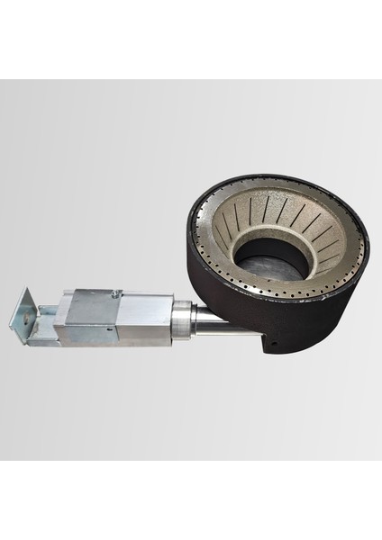 ⌀19 cm 16-18 Kw Wok Süper Brülör Çift Yanış Nikel Kromlu Tüp&doğalgaz
