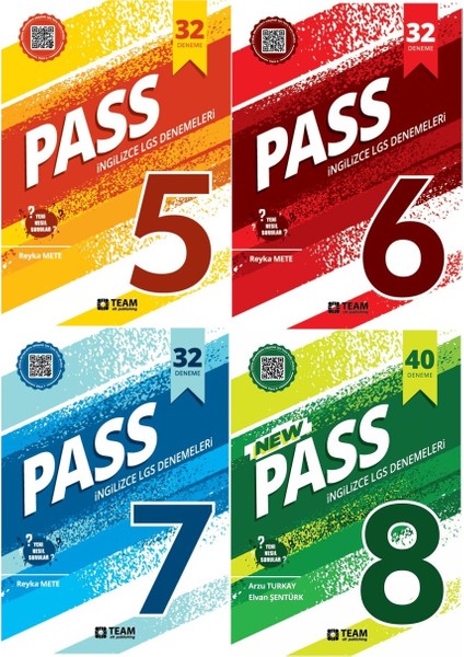 Team Elt Publishing Pass 5. Sınıftan, 8. Sınıfa Kadar LGS Sarmal Deneme Sınavları