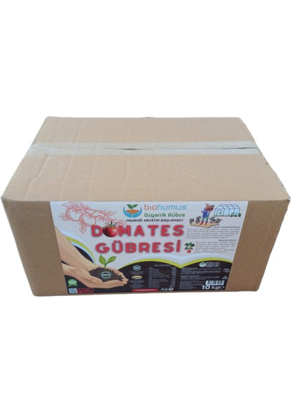 Domates Için, Biohumus Organik Gübre Bitki Besleyici, 10 kg
