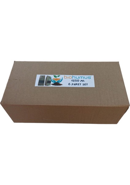 Organik Bitki Besin Gübresi Biohumus Humic 1250 ml 6 Adet Set