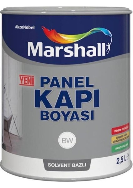 Panel Kapı Boyası Bw Baz 1 L