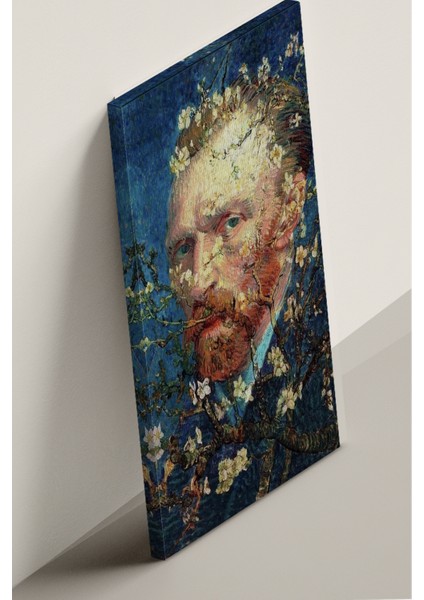Çiçekli Van Gogh Dekoratif Kanvas Tablo, Modern Kanvas Tablo