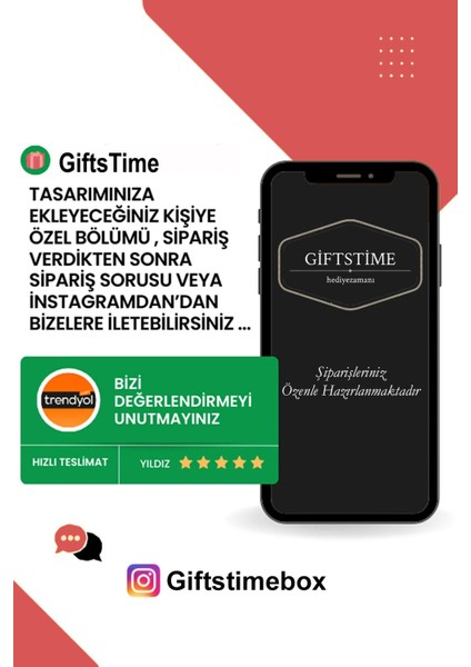 Fotoğraflı Yeni Kalp Kutu Tasarımlı Kupa Çakmak Kemer Cüzdan Set