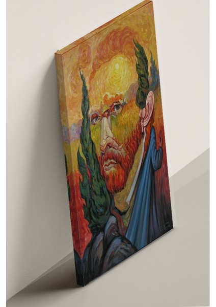 Van Gogh Benzetmesi Dekoratif Kanvas Tablo, Modern Kanvas Tablo