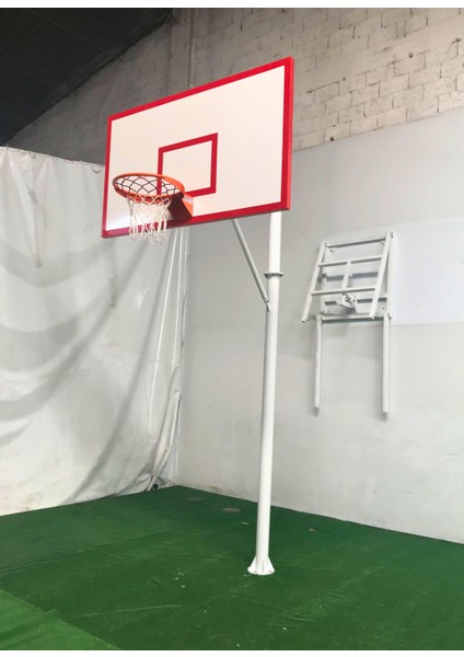 Standart Basketbol Potası Sabit Çember 105*180 Ahşap Panya